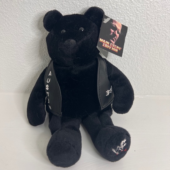WWE (When they were WWF) Attitude Bear - Limited Edition Stone Cold Steve Austin - Picture 1 of 4